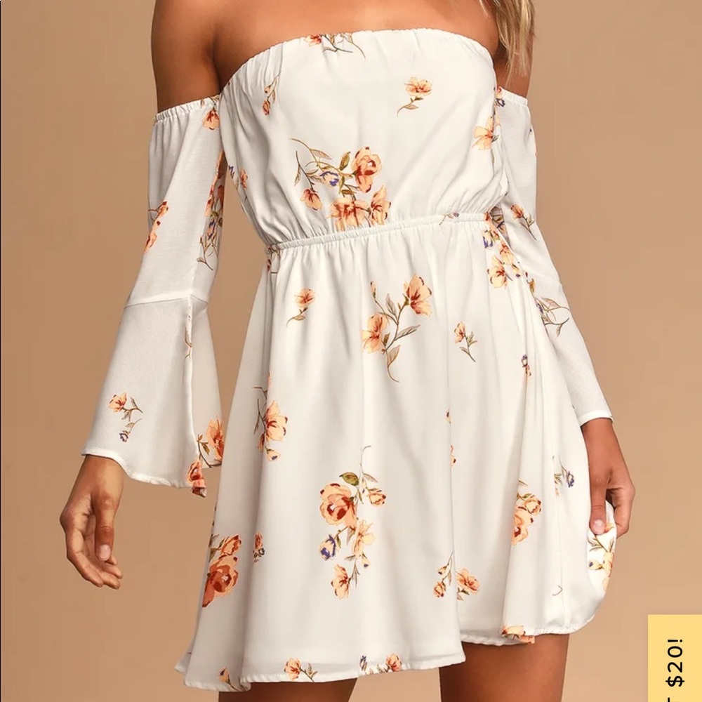 Lulus off the shoulder dress. Never worn!